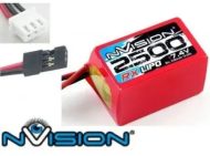 NVISION NIMH 1700MAH RECEIVER 6.0V HUMP UNI PLUG 20 AWG